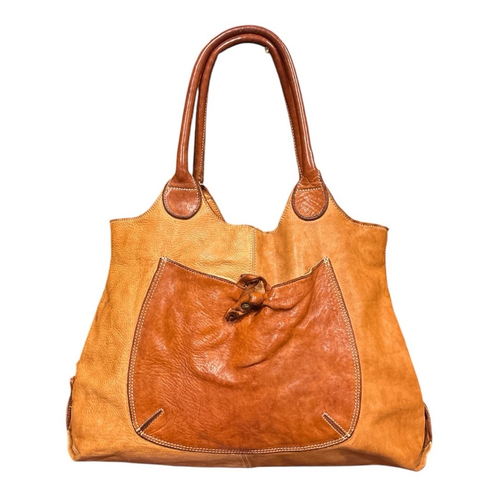 Costanza Rota Italian hobo unstructured mixed leather slouchy bag. B20